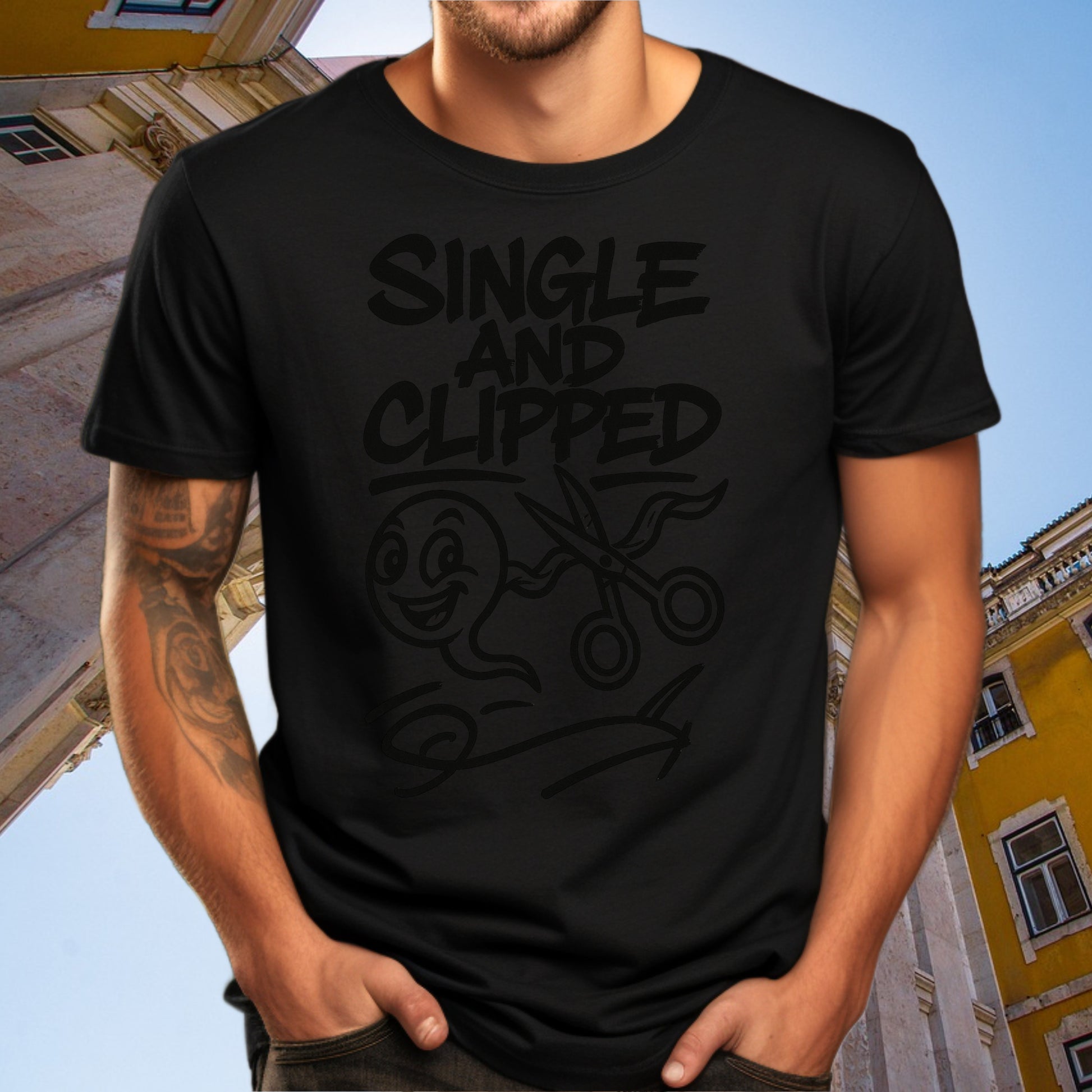 Single And Clipped Graphic T-Shirt product