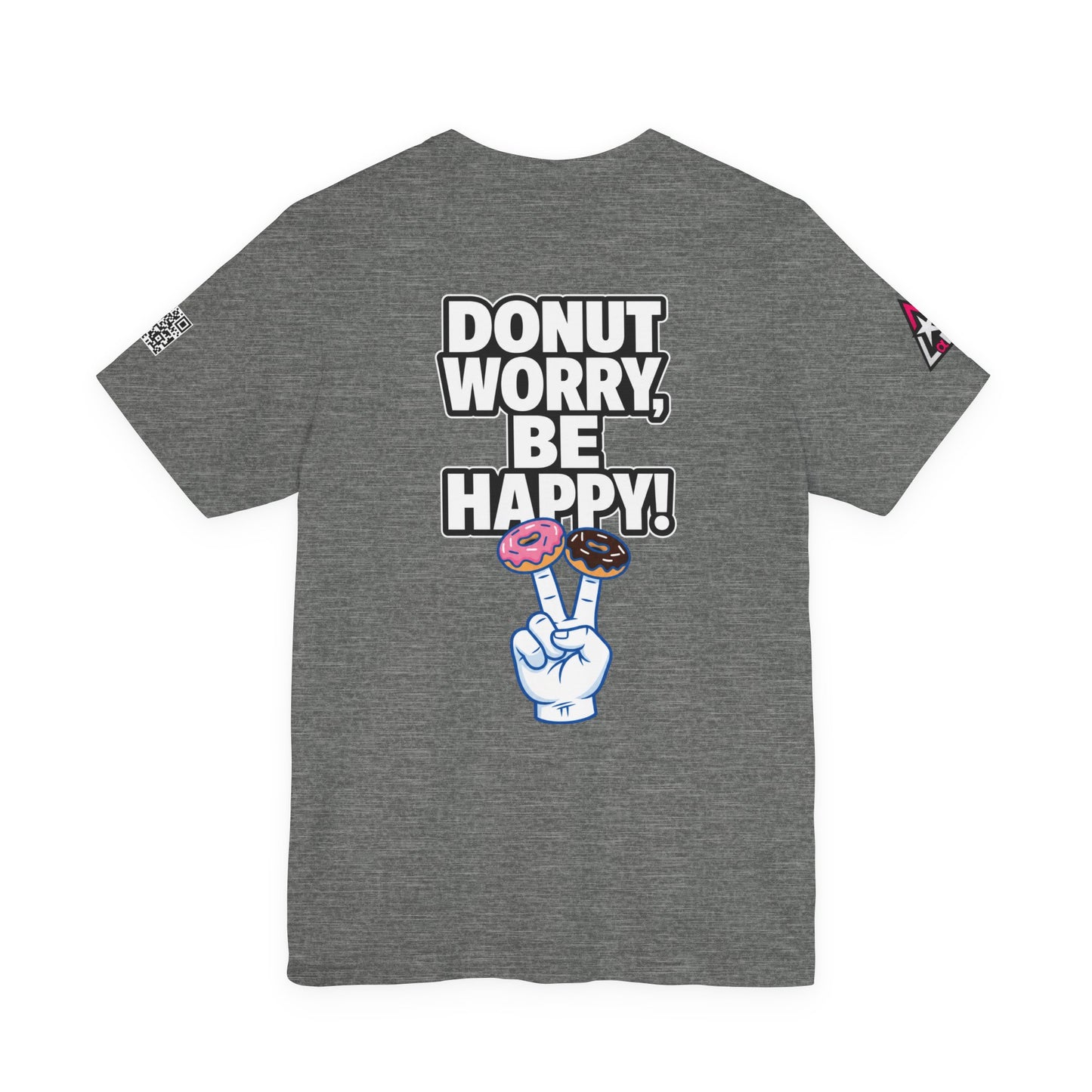 Donut Worry, Be Happy – Funny Donut Graphic Tee
