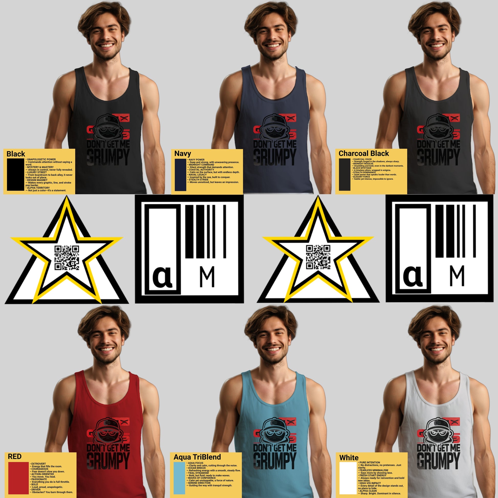 Don't Get Me Grumpy Graphic Tank Top product type