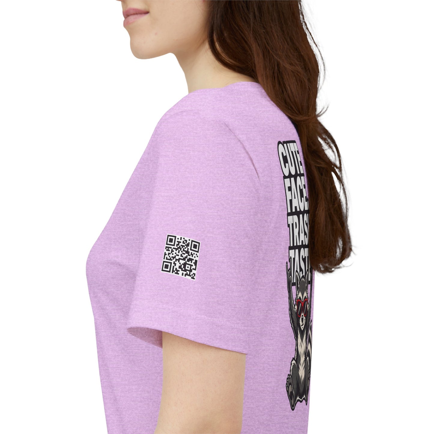 Cute Face, Trash Taste – Funny Raccoon Graphic Tee