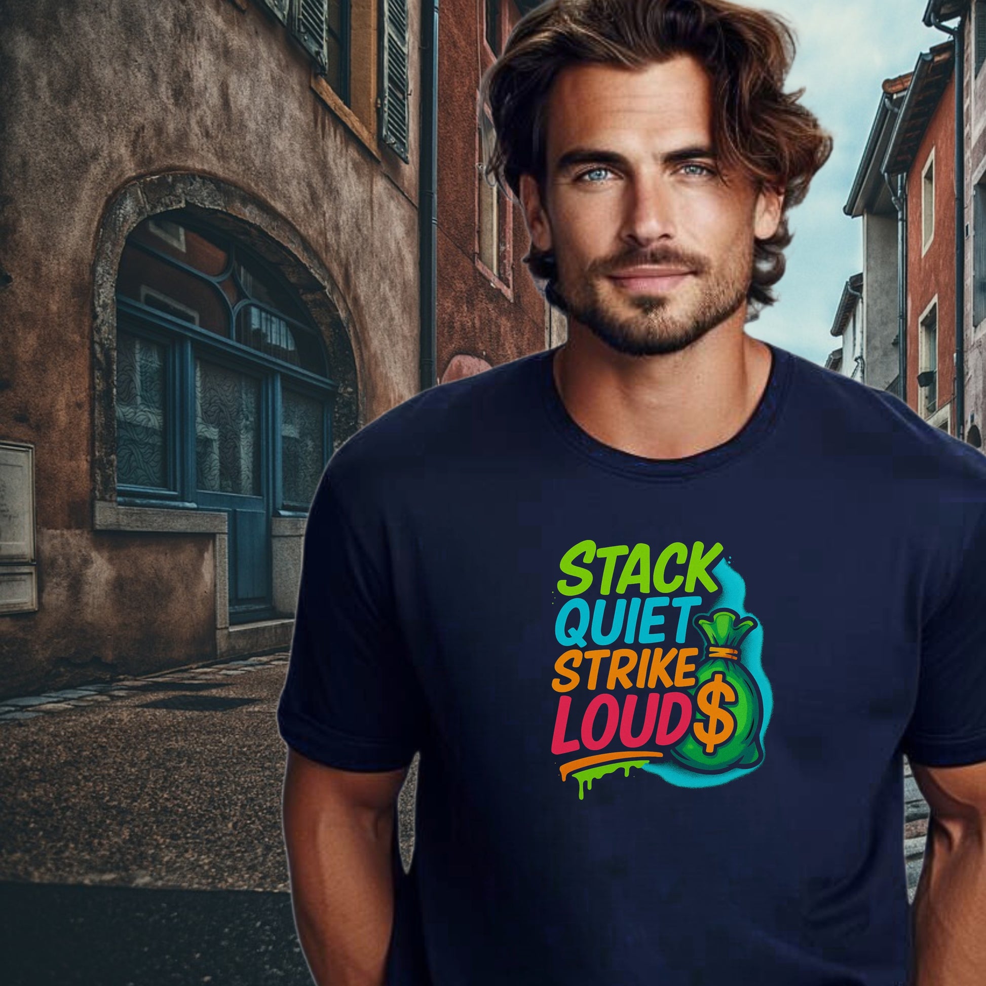 Stack Quiet Strike Loud Graphic T-Shirt