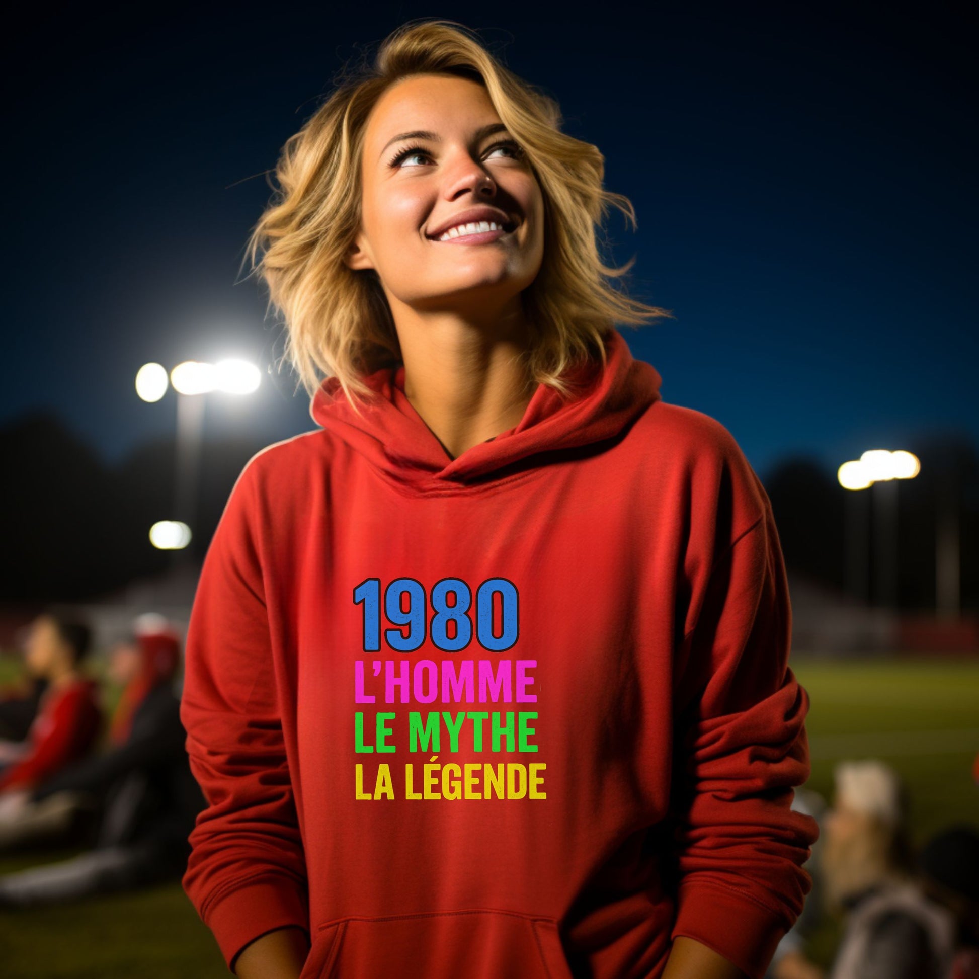 1980 L'homme Le Mythe La Legende hoodie