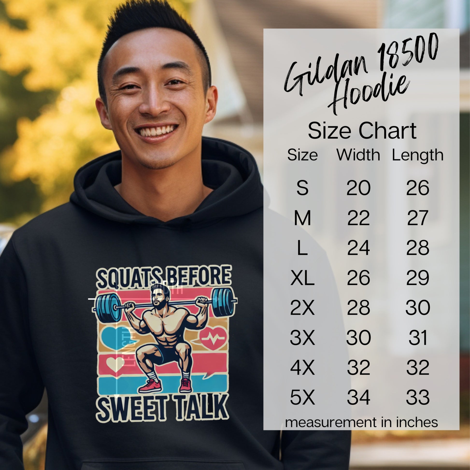 Squats Before Sweet Talk Graphic Hoodie product type