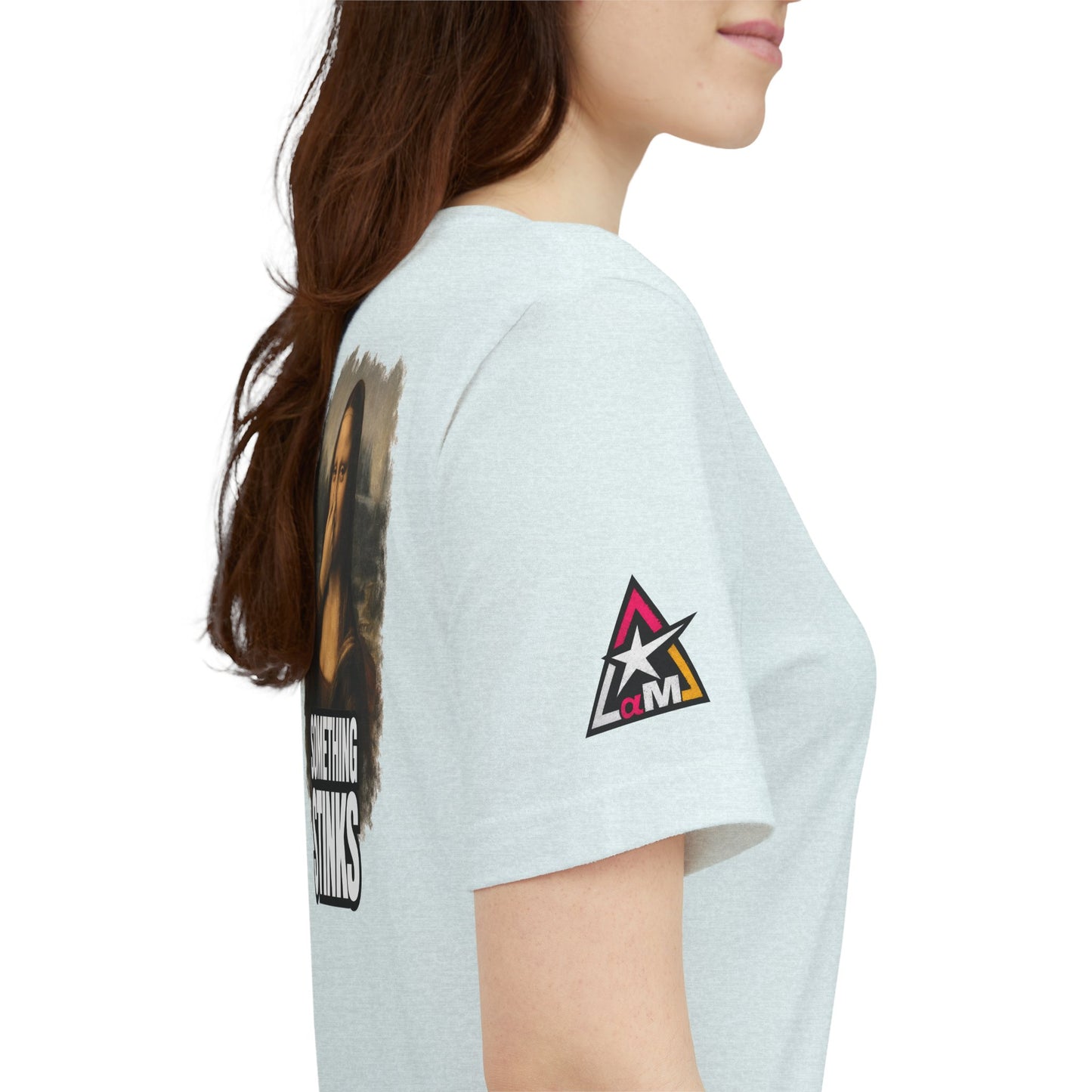 Something Stinks – Funny Mona Lisa Parody Graphic Tee