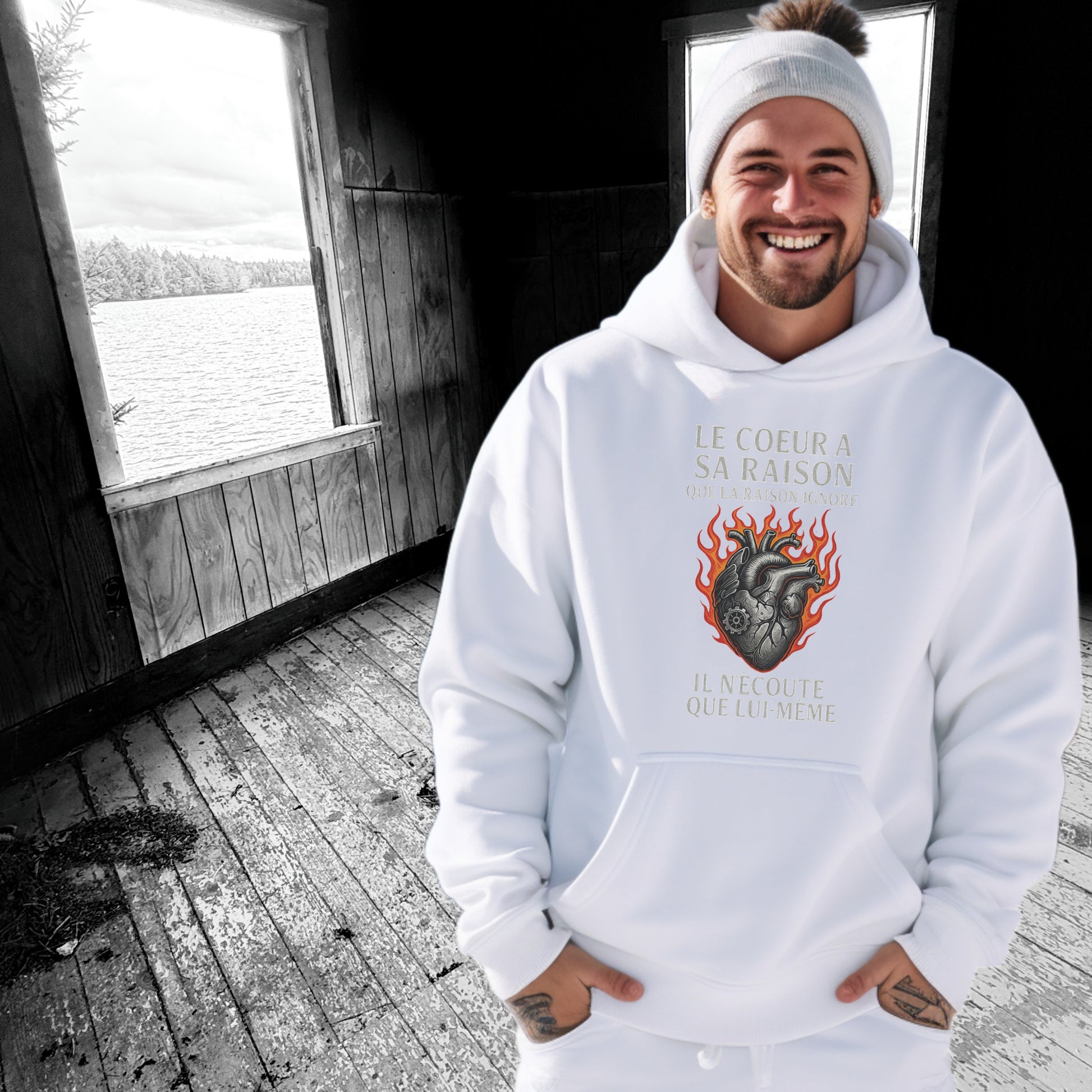 Le Coeur A Sa Raison Warm and Stylish Hoodie
