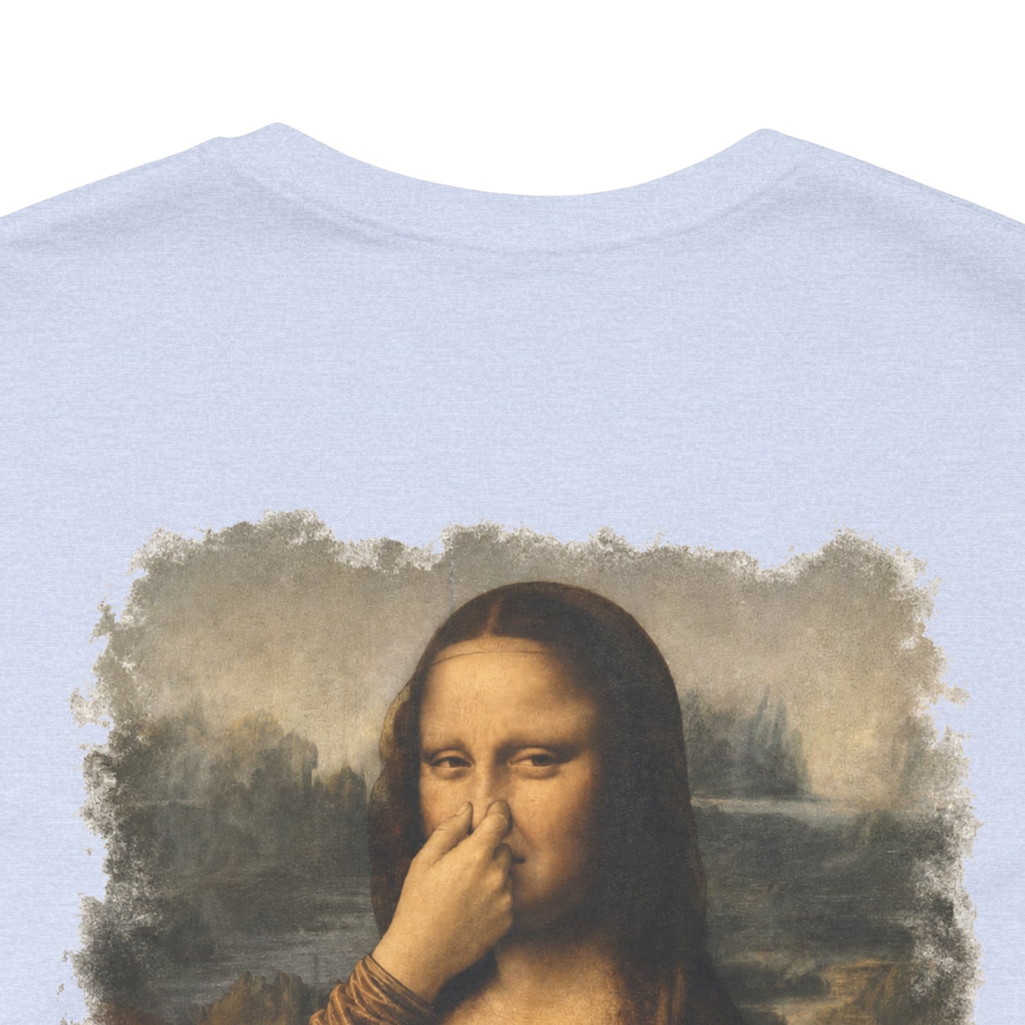 Something Stinks – Funny Mona Lisa Parody Graphic Tee
