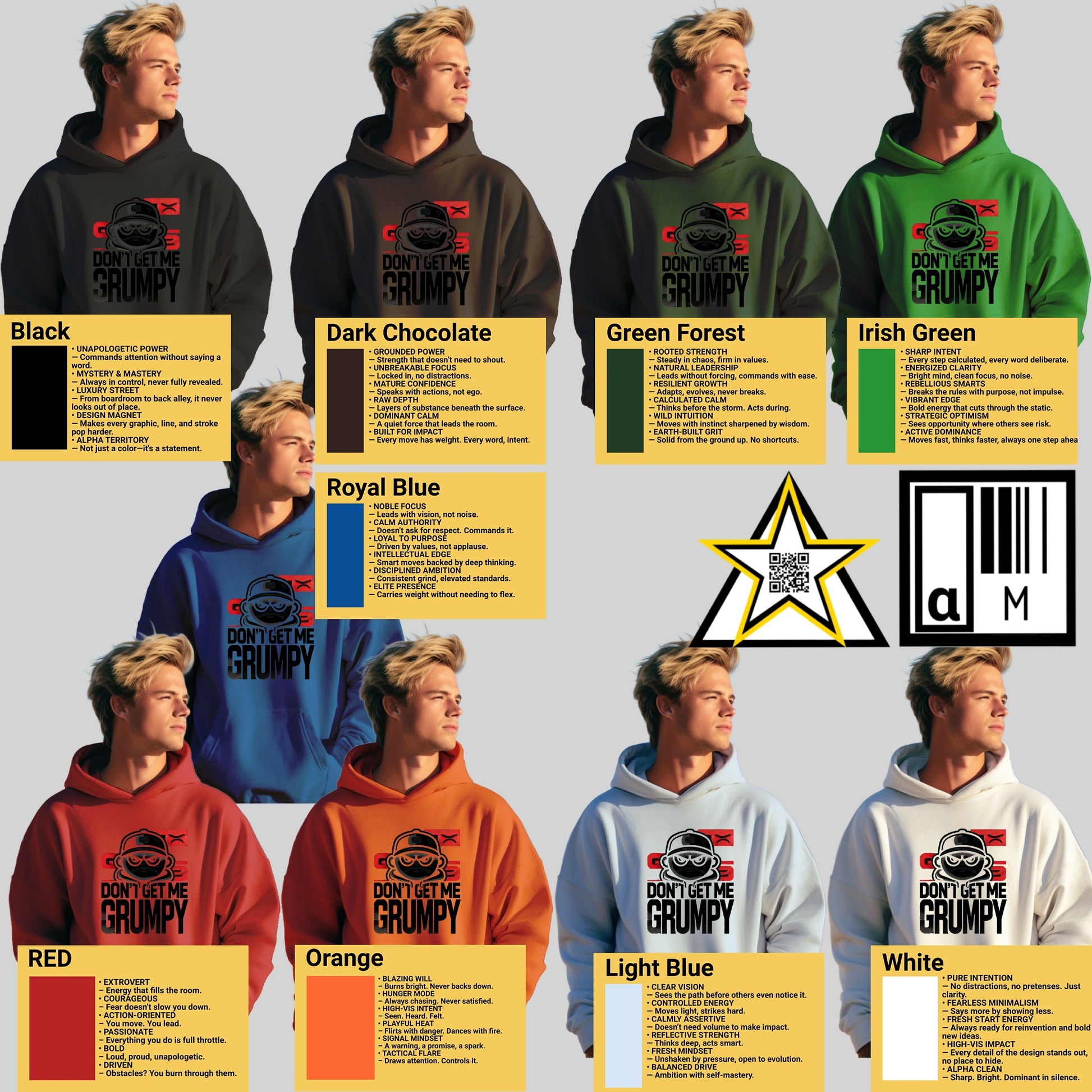 Don't Let Me Get Grumpy Design Hoodie Product