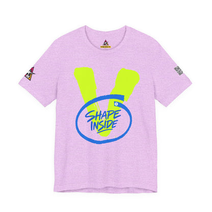 V SHAPE INSIDE | Gym Motivation Graphic Tee | Fitness Lifestyle Streetwear
