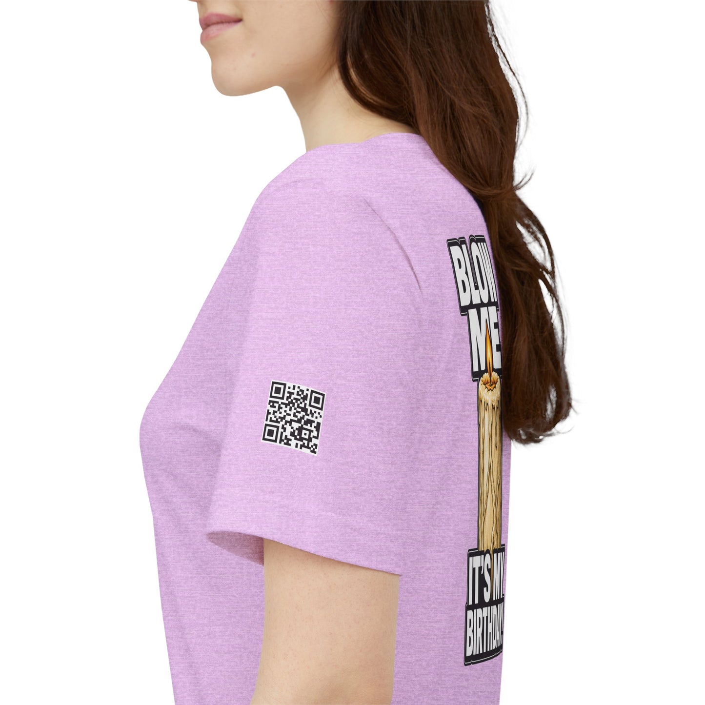 Blow Me, It’s My Birthday – Funny Birthday Candle Graphic Tee
