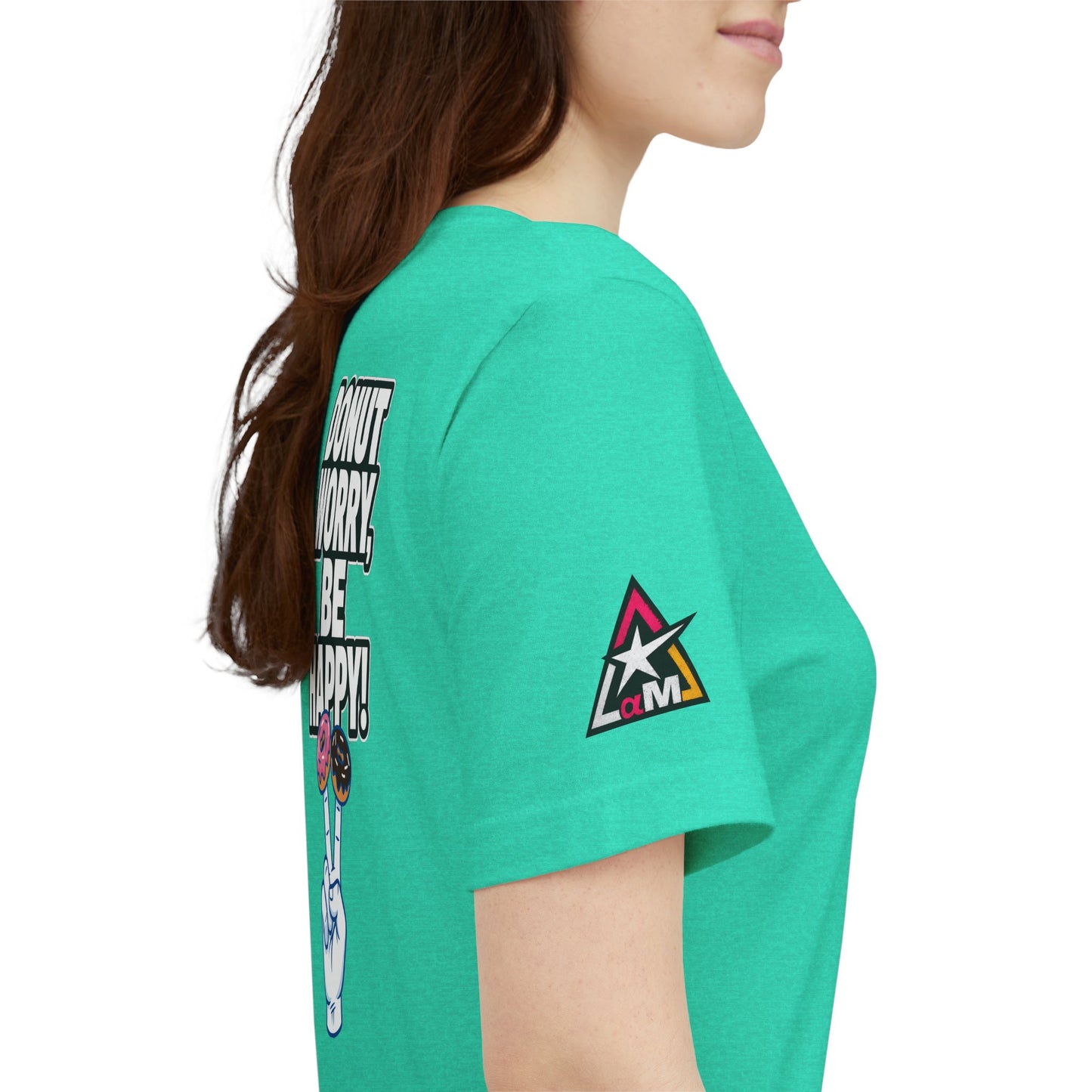 Donut Worry, Be Happy – Funny Donut Graphic Tee