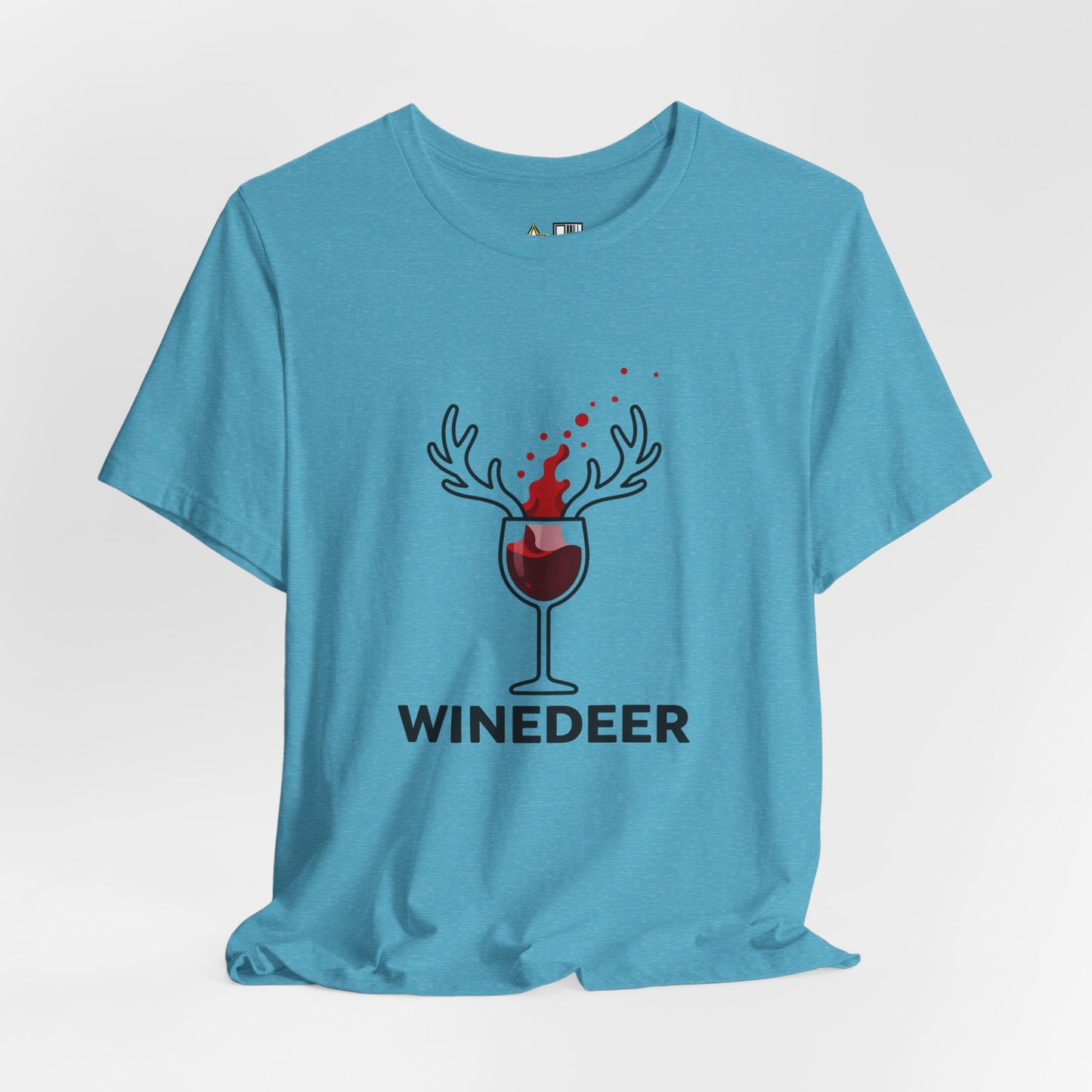 Wine Deer Authority – Unisex Bold Graphic Streetwear Tee