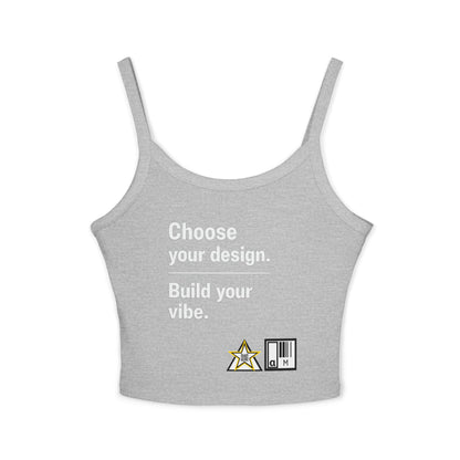 Custom Alpha Spaghetti Tank Choose Your Design Build Your Vibe.