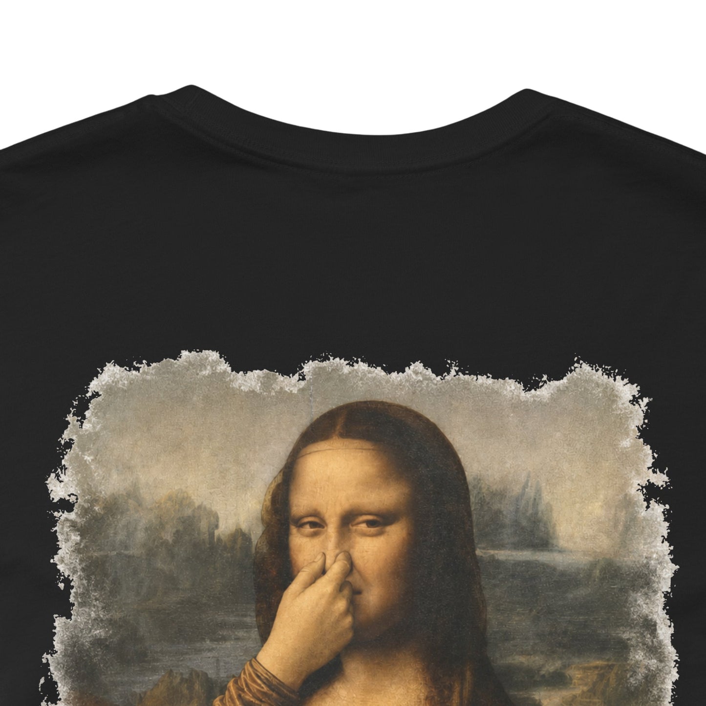 Something Stinks – Funny Mona Lisa Parody Graphic Tee