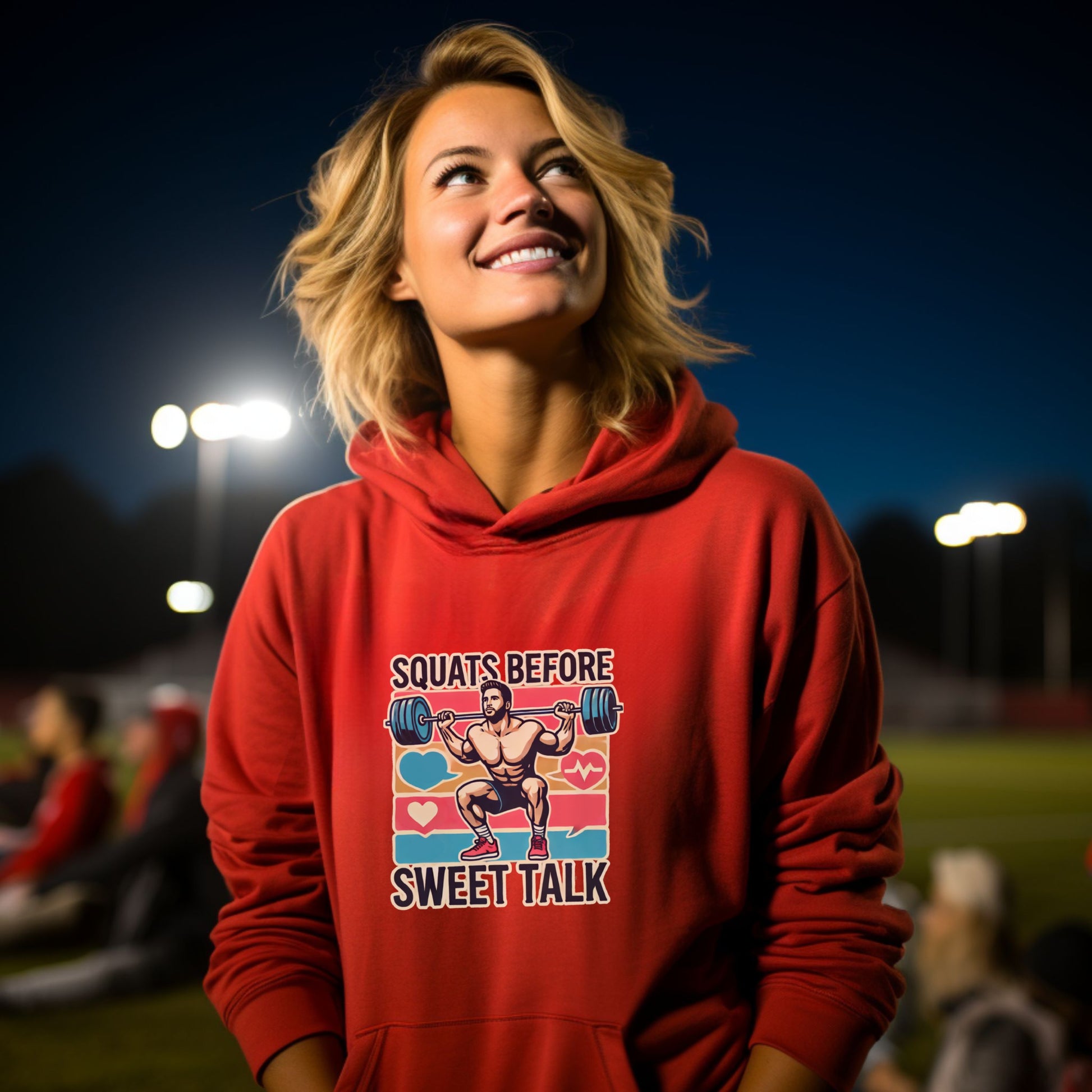 Squats Before Sweet Talk Graphic Hoodie product