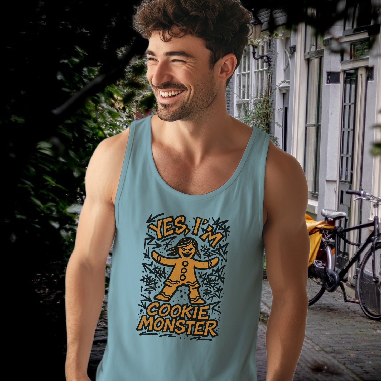 Yes I'm Cookie Monster Graphic Tank Top product type