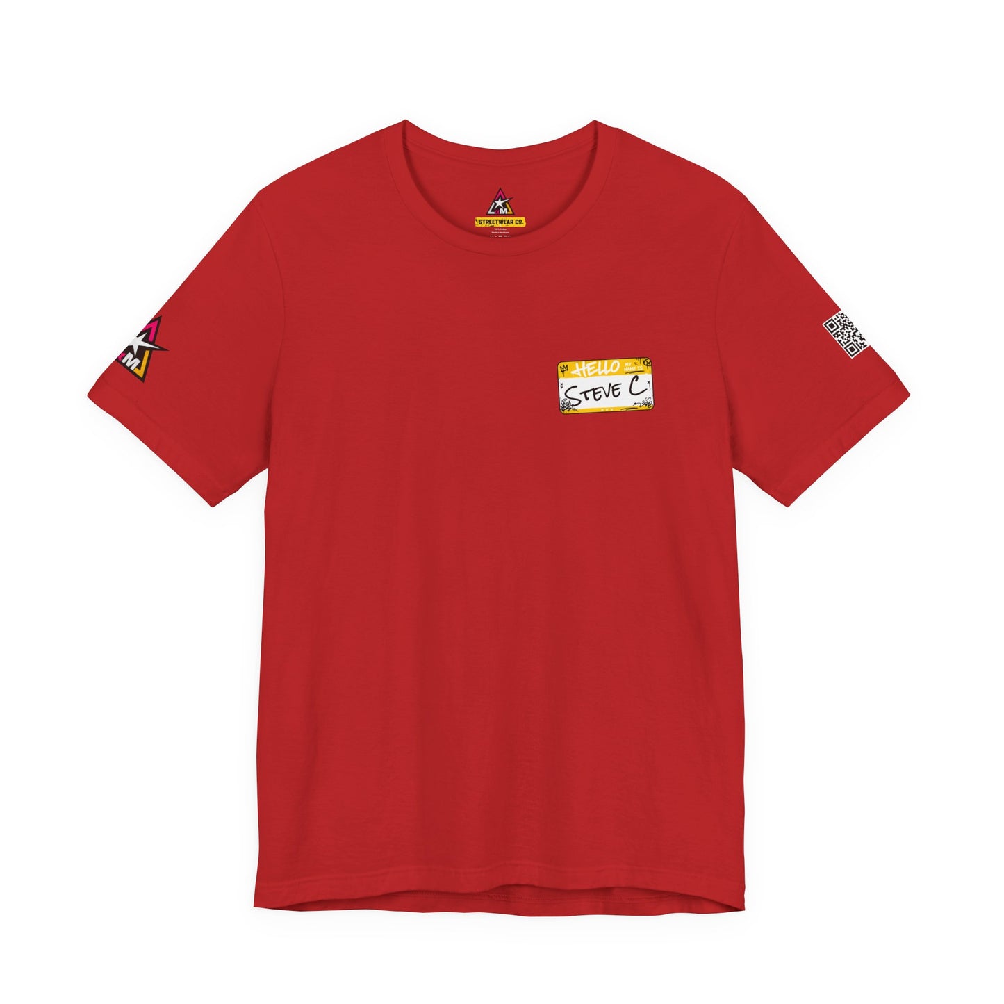 Custom Name Tag – Personalized Streetwear Graphic Tee