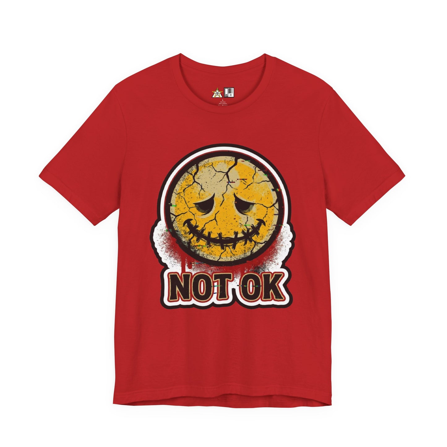Not Ok unisex streetwear graphic tee