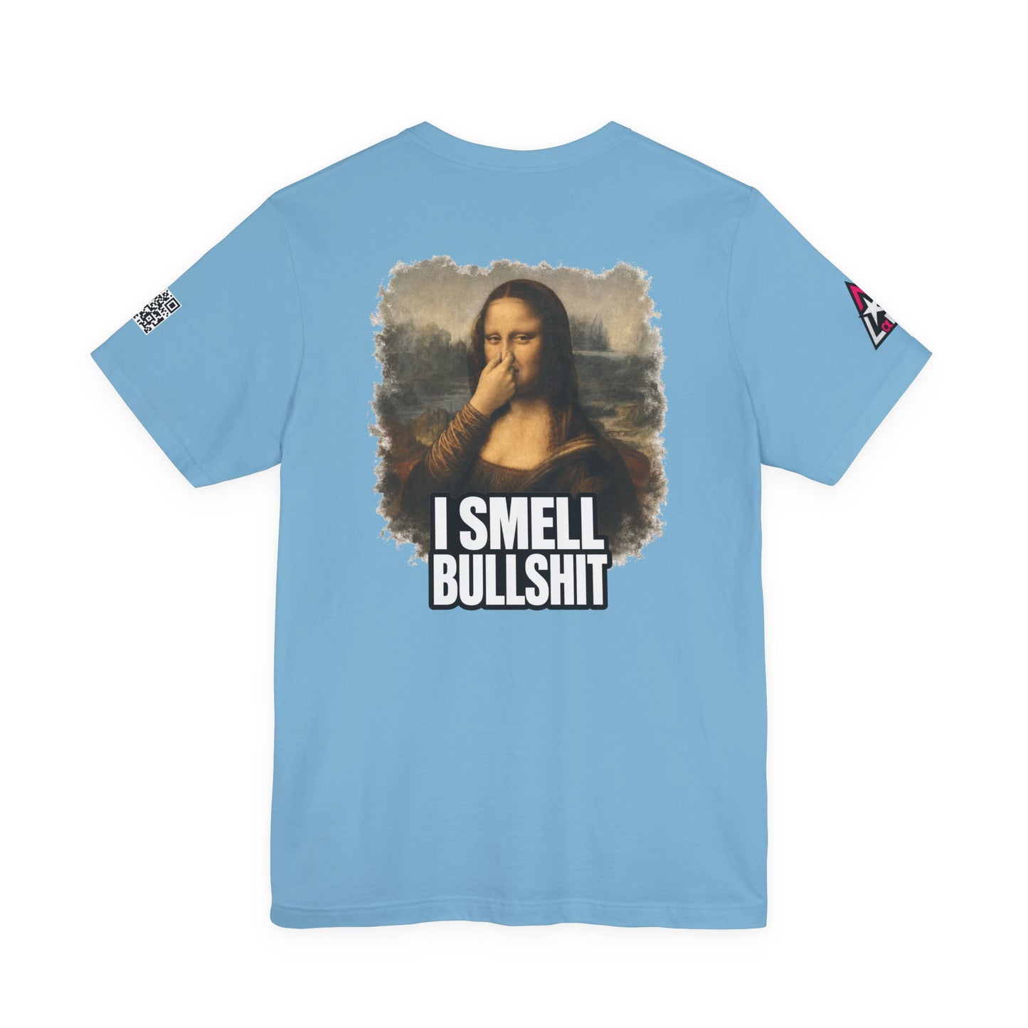 I Smell Bullshit – Funny Mona Lisa Parody Graphic Tee