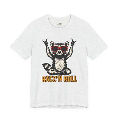 Racc’n Roll Attitude Tee – Unisex Streetwear Graphic Tee