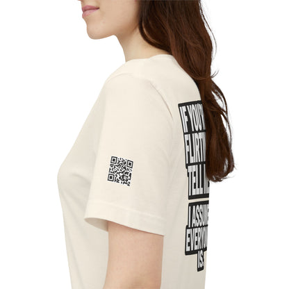 If You’re Flirting Tell Me – Cocky Funny Graphic Tee