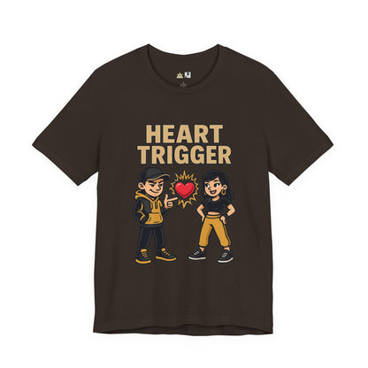 Heart Trigger – Unisex Streetwear Graphic Tee
