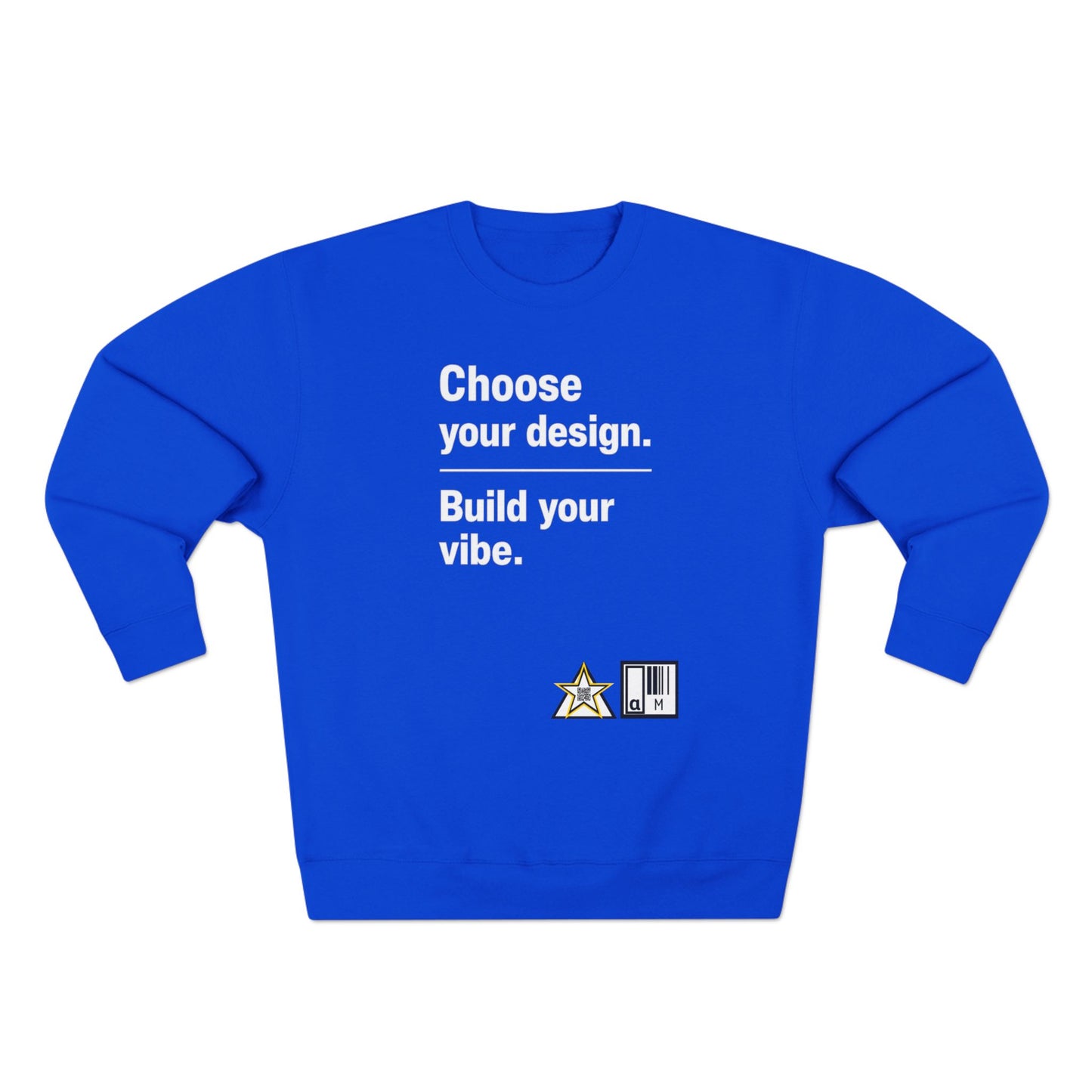 Custom Alpha Crewneck Choose Your Design Build Your Vibe Crewneck Sweatshirt