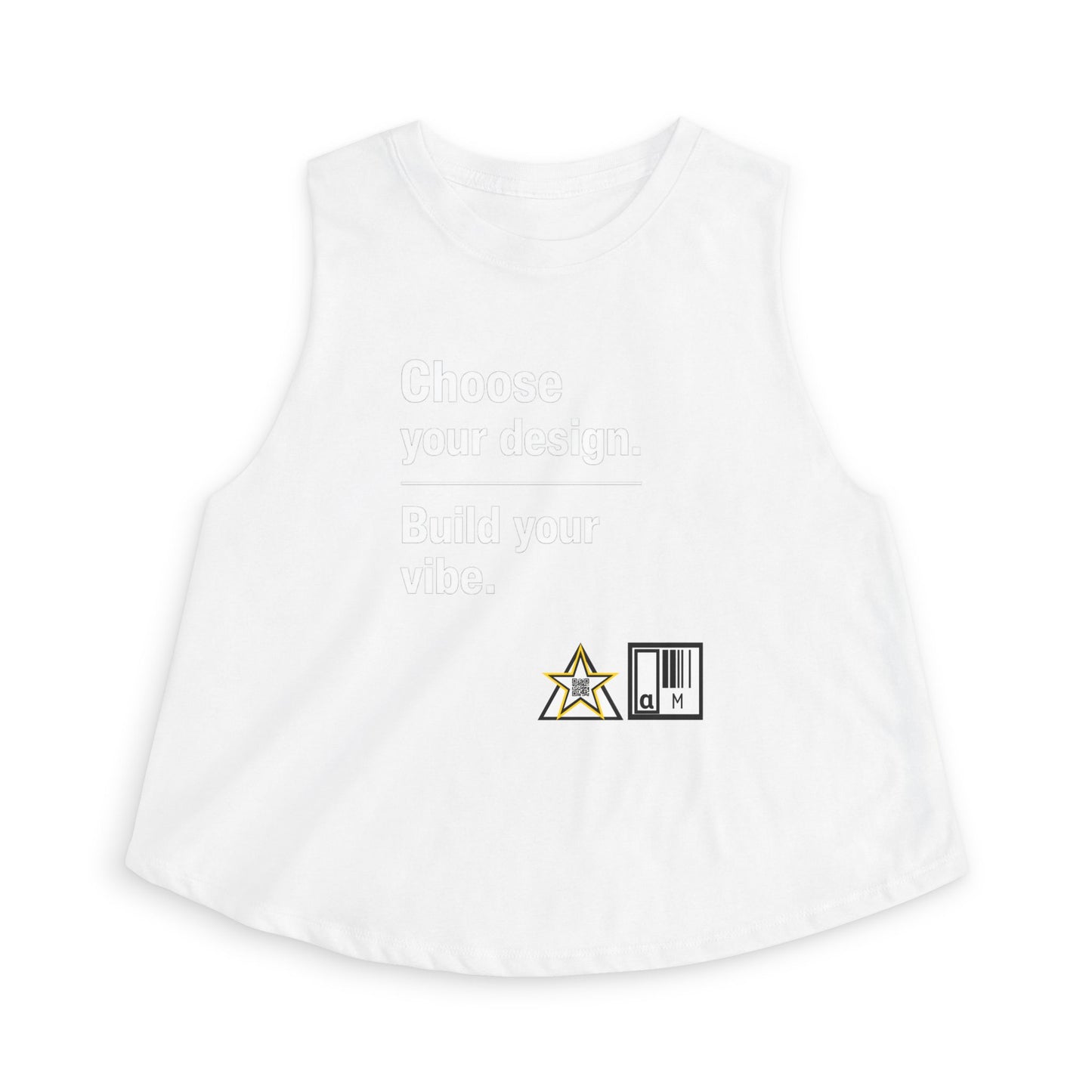 Custom Alpha Crop Top Choose Your Design Build Your Vibe for womens