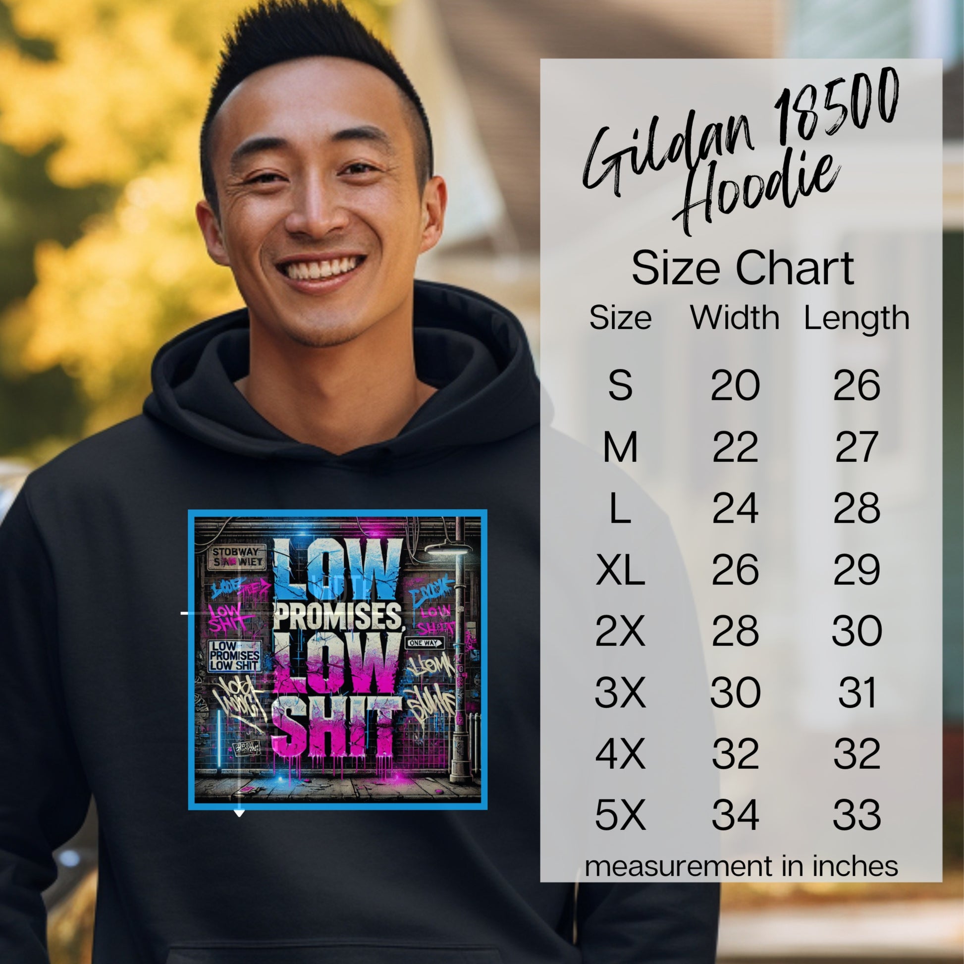 Low Promises Low Shit Gildan 18500 Hoodie product