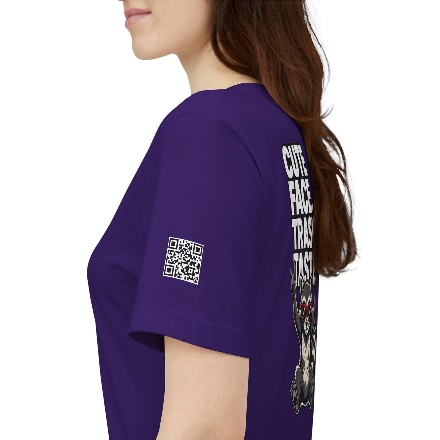 Cute Face, Trash Taste – Funny Raccoon Graphic Tee