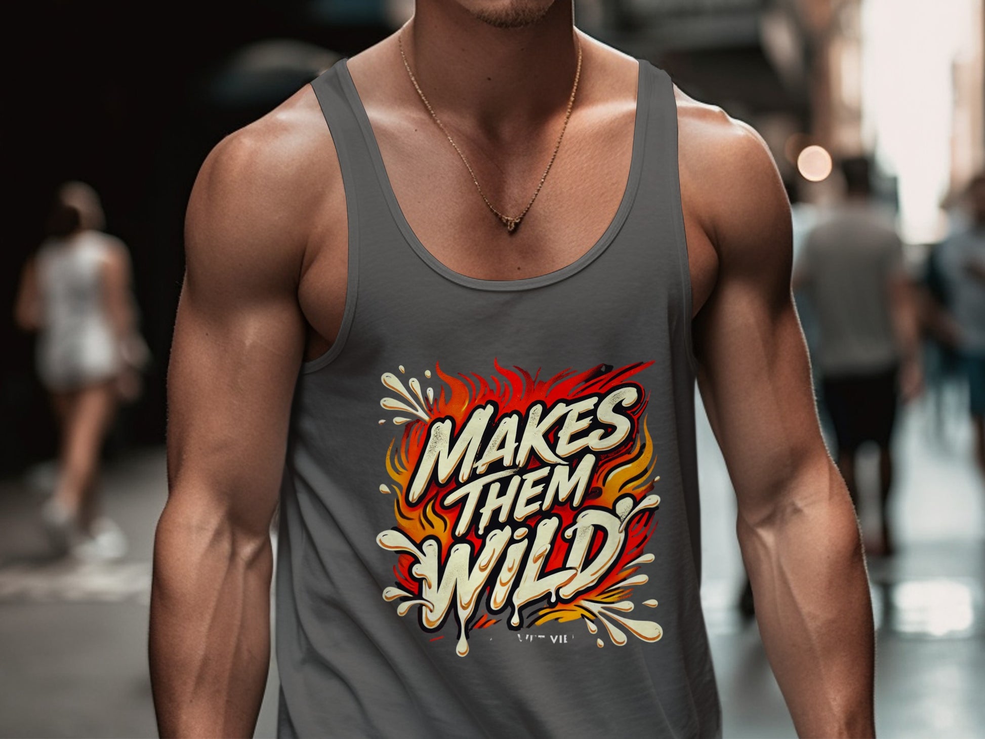 Makes Them Wild Graphic Tank Top product type