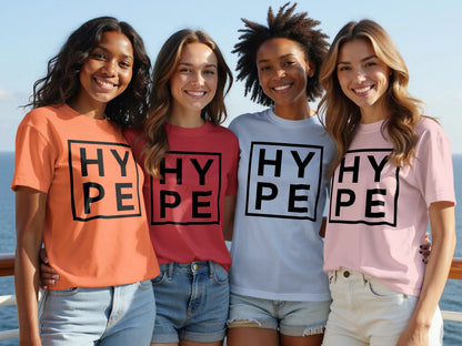 T-shirt homme HYPE Graphic Black and White Box Alpha