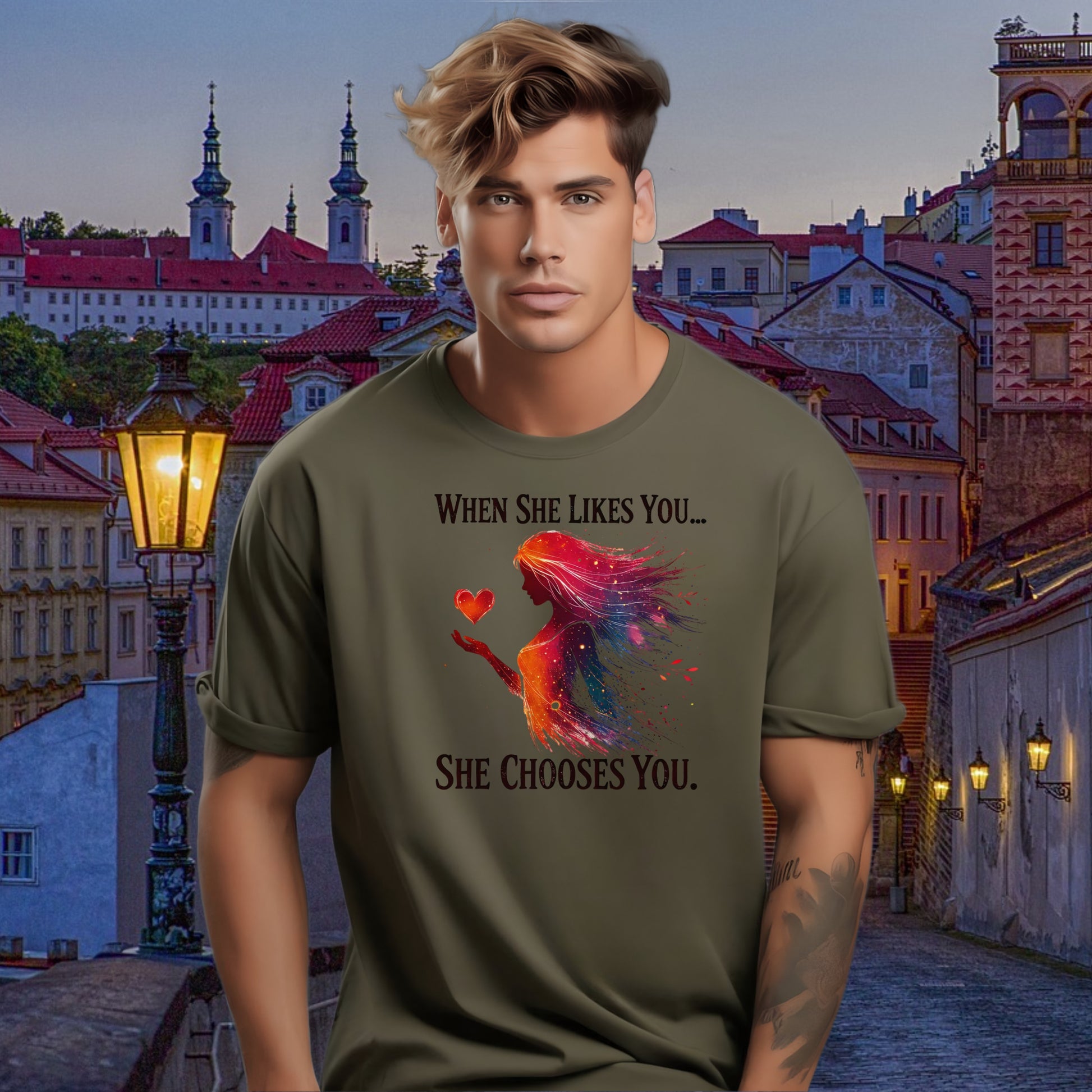 When She Likes You She Chooses You T-shirt product