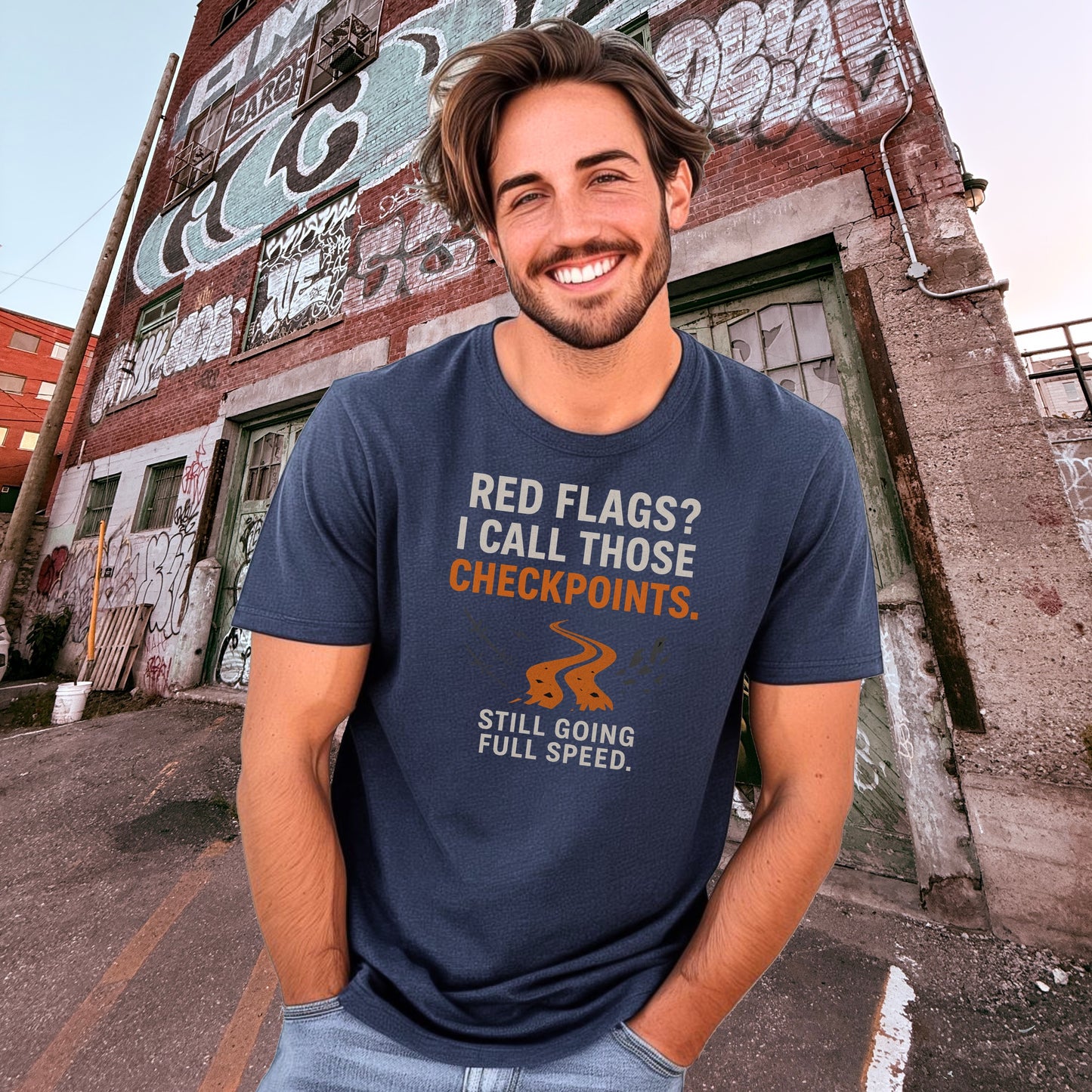 Red Flags I Call Those Checkpoints Full Speed T-Shirt