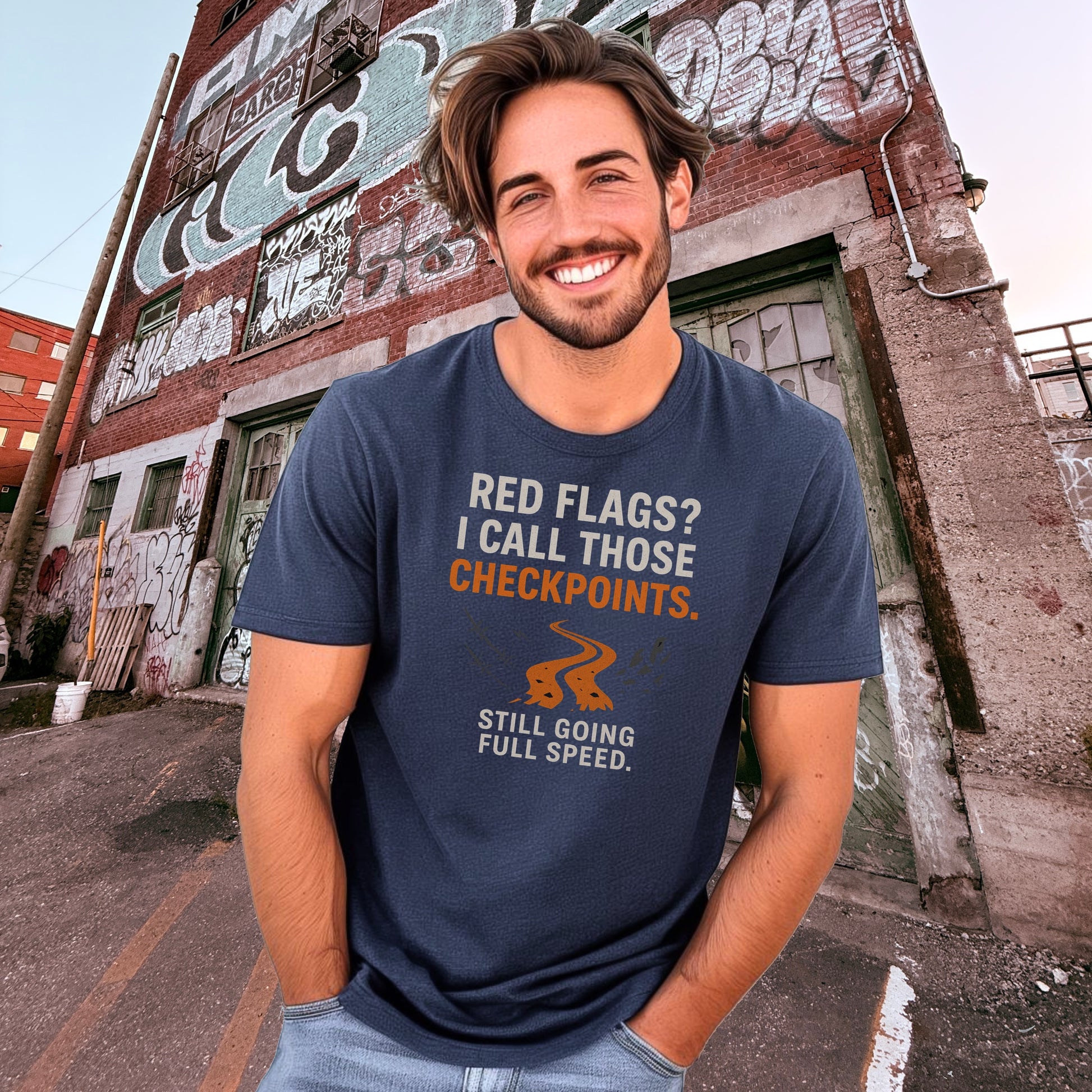 Red Flags I Call Those Checkpoints Full Speed T-Shirt