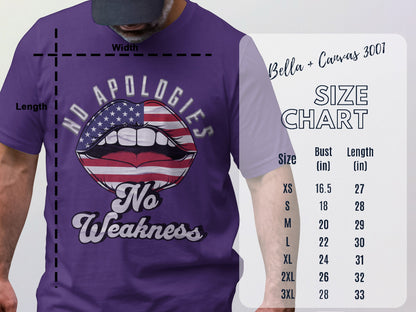 No Apologies No Weakness Graphic T-shirt product