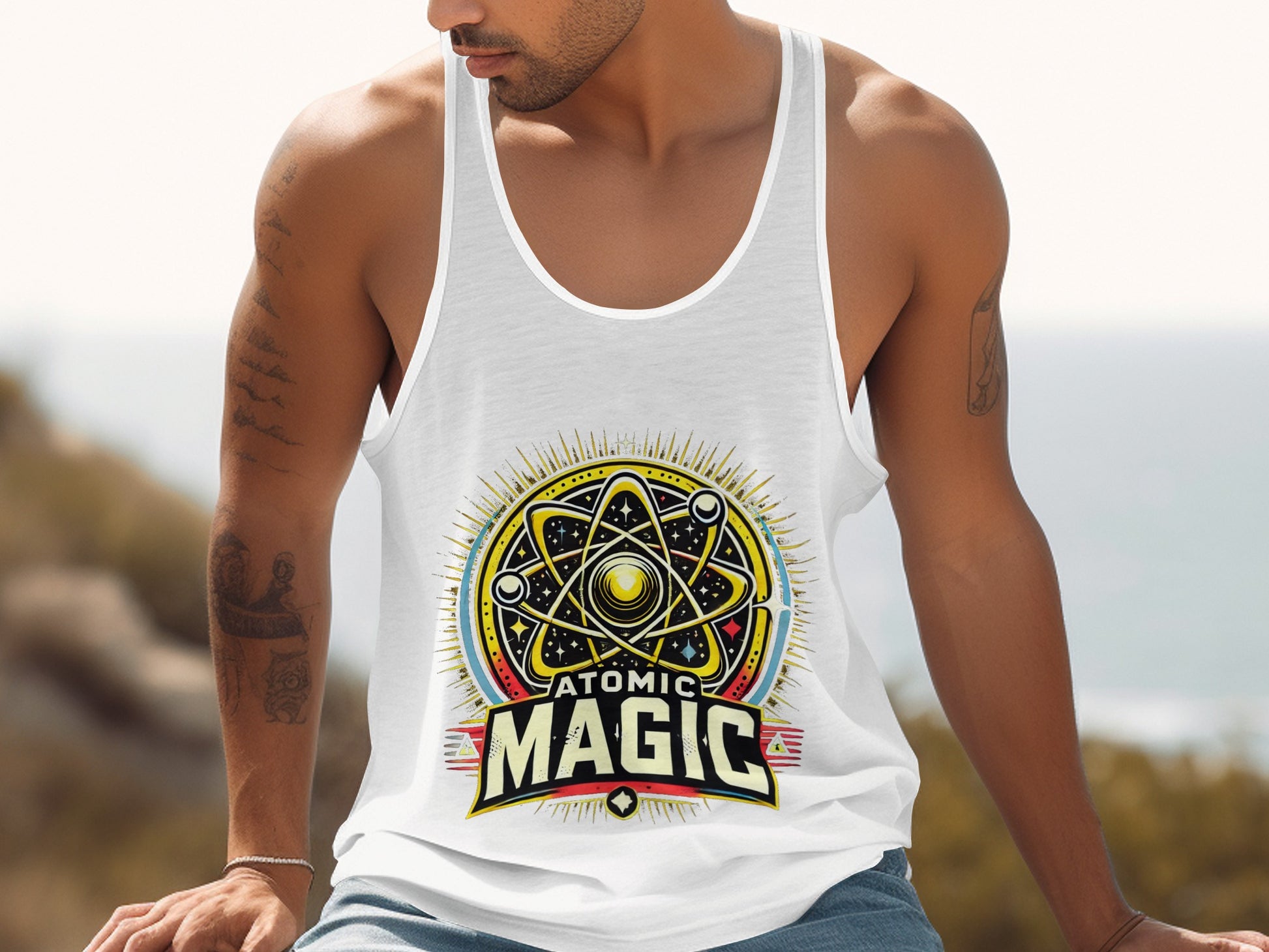 Atomic Magic Tank Top Graphic Sleeveless Shirt product type