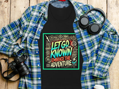 Let Go Embrace the Adventure Graphic Tee product