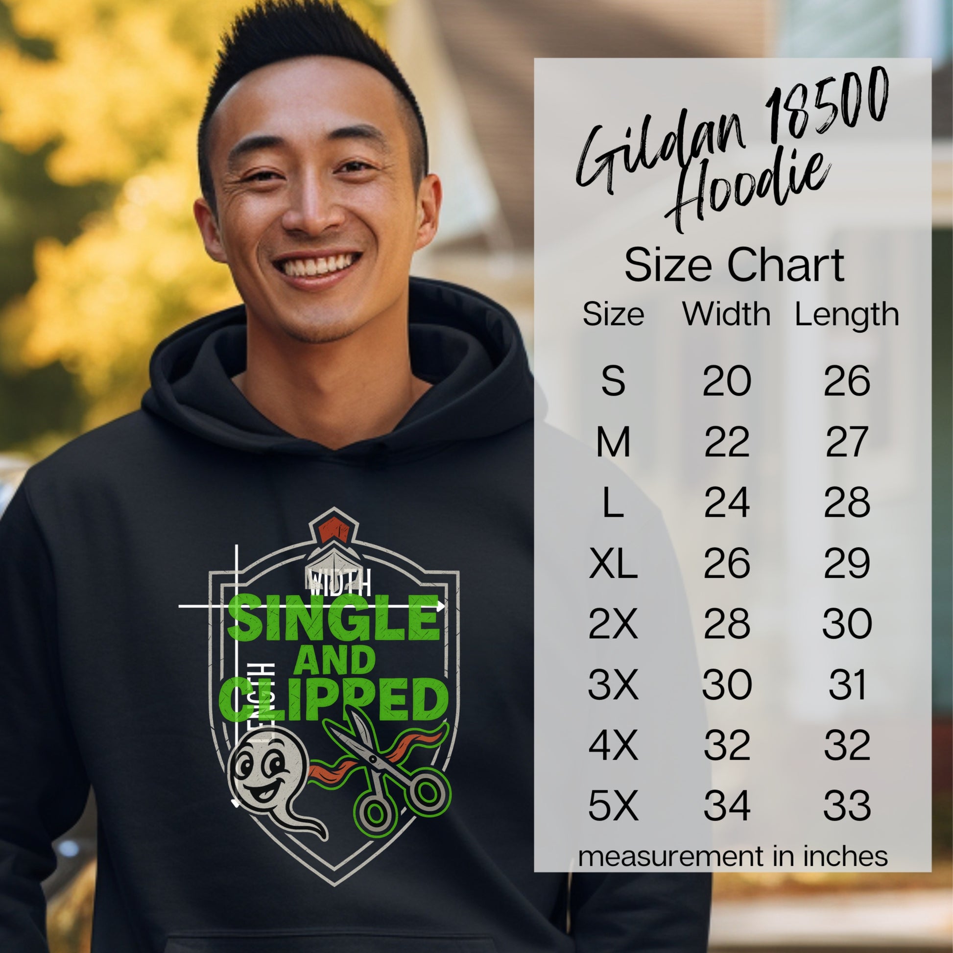 Single and Chipped Gildan 18500 Hoodie product