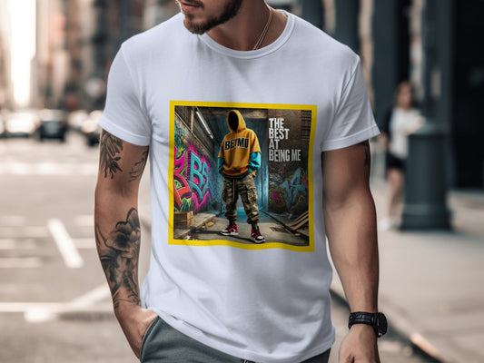 The Best at Being Me Graffiti Art Graphic Tee product