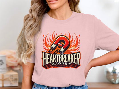 Heartbreaker Magnet Graphic Tee Fun Shirt product