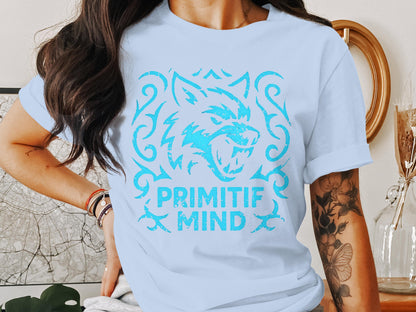 Primitif Mind Tribal Wolf Unisex Graphic T-Shirt product