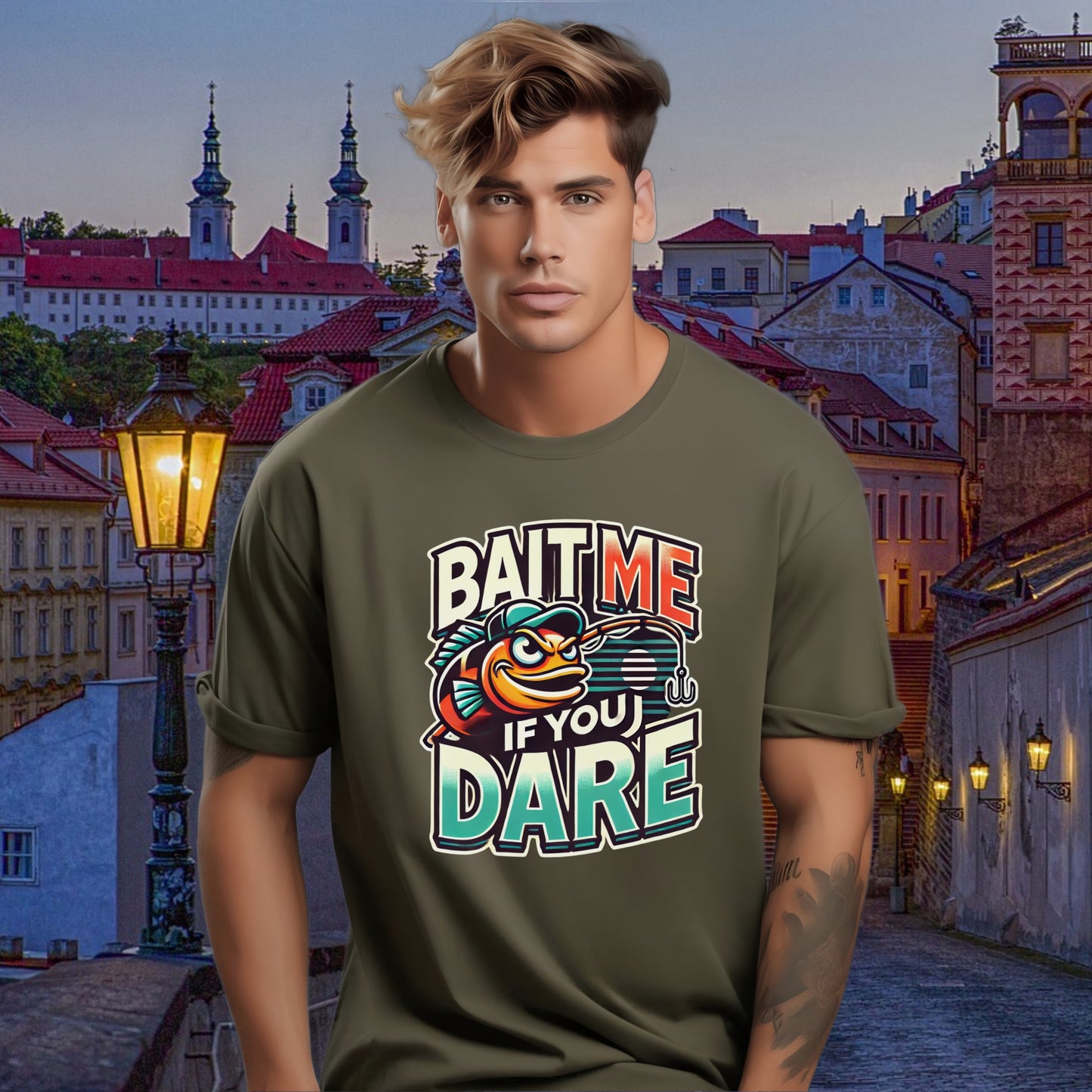 Bait Me If You Dare Graphic T Shirt product