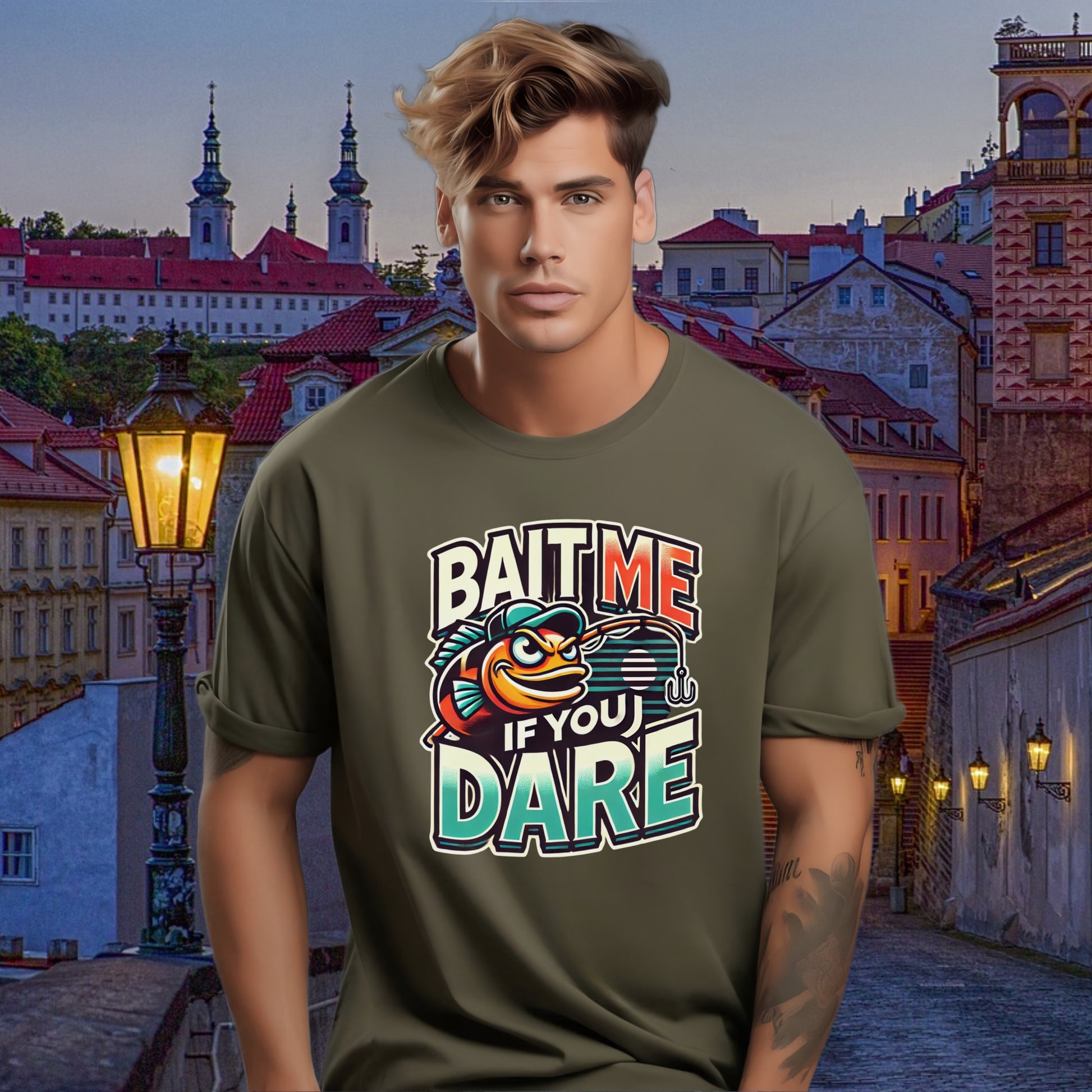 Bait Me If You Dare Graphic T Shirt product