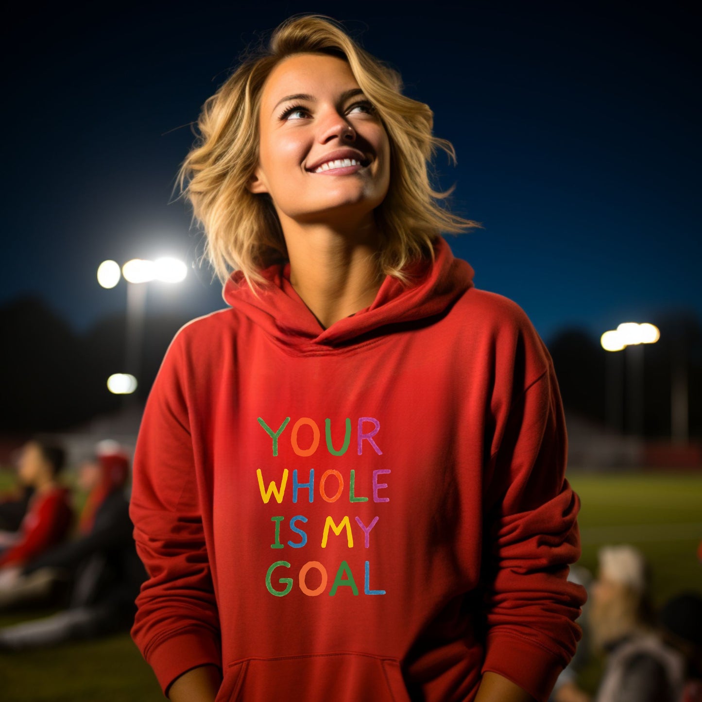 Your Whole is My Goal Red Hoodie product