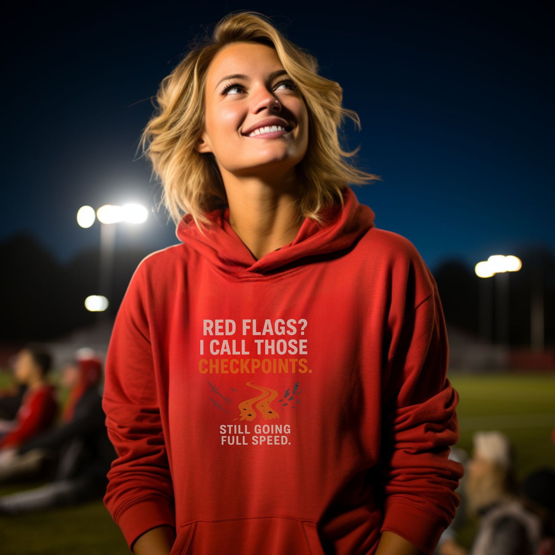 Funny Red Flags I Call Those Checkpoints Hoodie