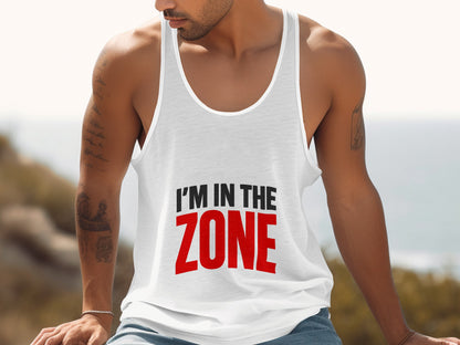 I'm in the Zone Motivational Graphic Tank Top product
