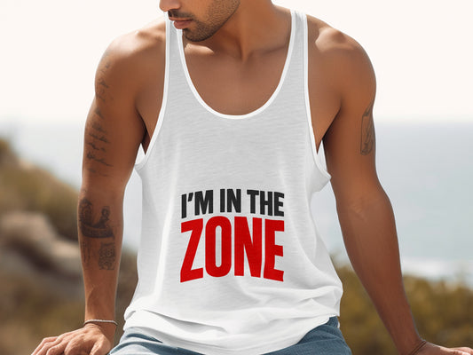 I'm in the Zone Motivational Graphic Tank Top product