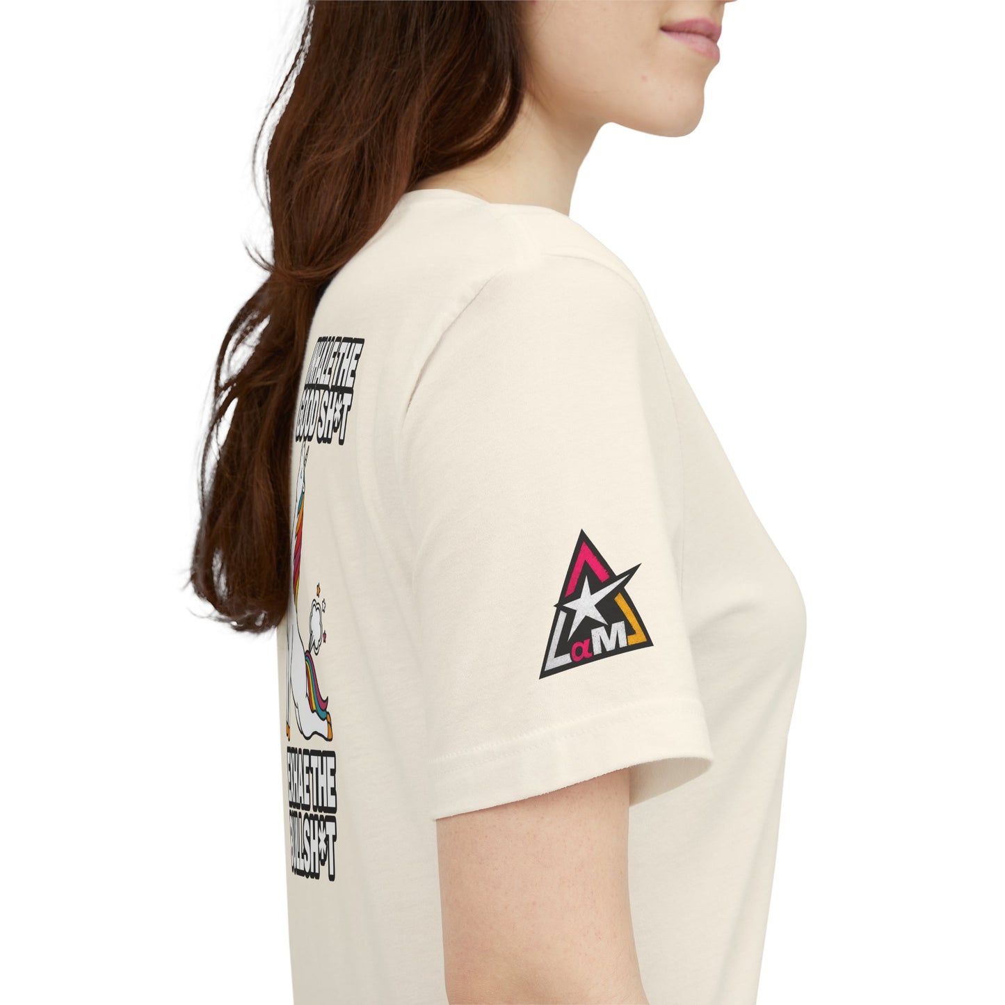 Inhale the Good Shit, Exhale the Bullshit – Funny Unicorn Graphic Tee