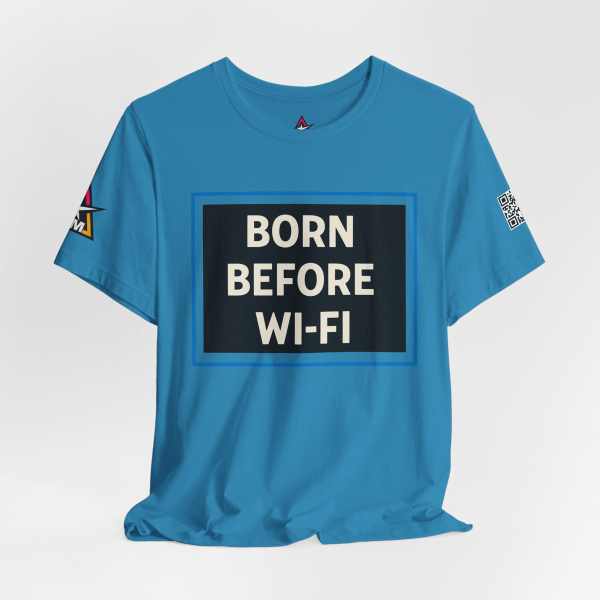 BORN BEFORE WI-FI | Funny Retro Graphic Tee | Gen X & Millennial Streetwear