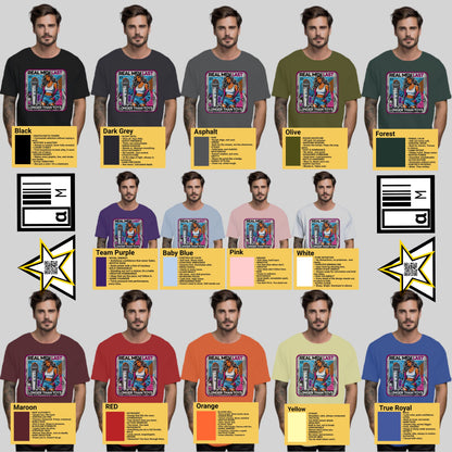 Graphic Print Assorted Colors Short Sleeve T-shirt product